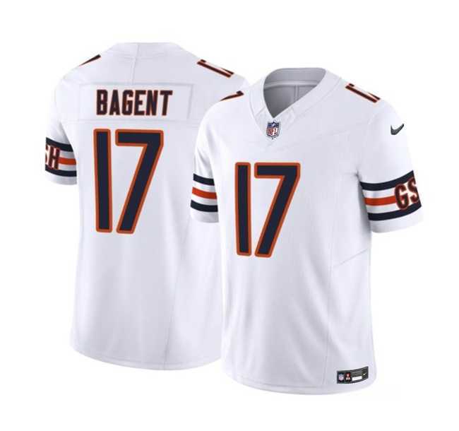 Men & Women & Youth Chicago Bears #17 Tyson Bagent White 2023 F.U.S.E. Vapor Untouchable Limited Football Stitched Jersey->chicago bears->NFL Jersey